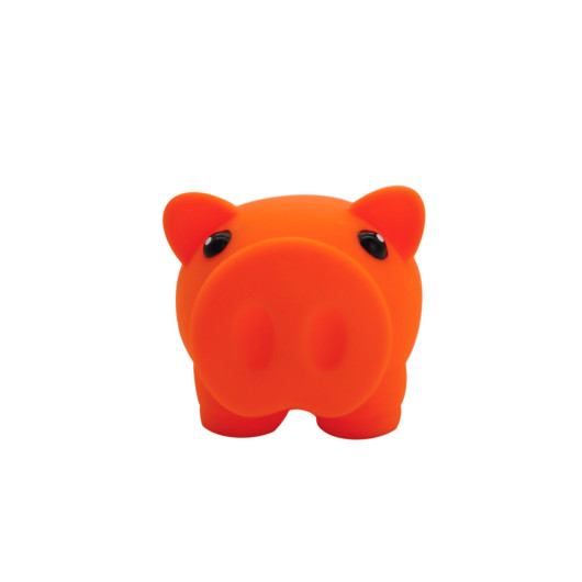 Rubber Piggy Banks Orange